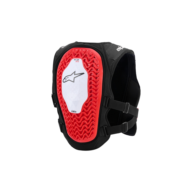 Airbagová vesta Alpinestars TECH-AIR®MX Plasma system bílo-černo-červená
