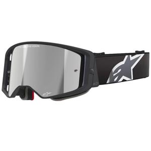Alpinestars Supertech Corp motocross szemüveg fekete-szürke, ezüst plexivel