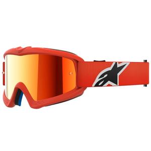 Alpinestars Vision Youth Corp gyerek motocross szemüveg narancssárga, tükörpiros plexivel