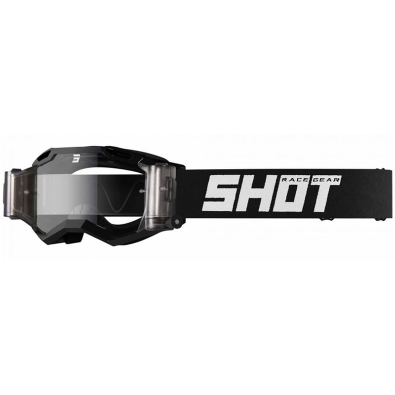 Motocross szemüveg shot Assault 2.0 Solid Roll-Off Black