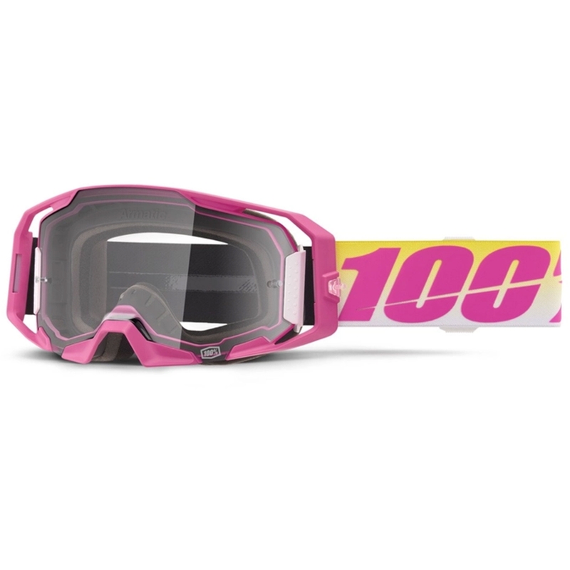 100% ARmatic Sellars motocross szemüveg, átlátszó plexivel