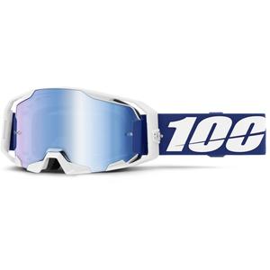 100% ARmatic motocross szemüveg kék, kék plexivel