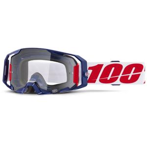 100% ARmatic Mach Z motocross szemüveg átlátszó plexivel