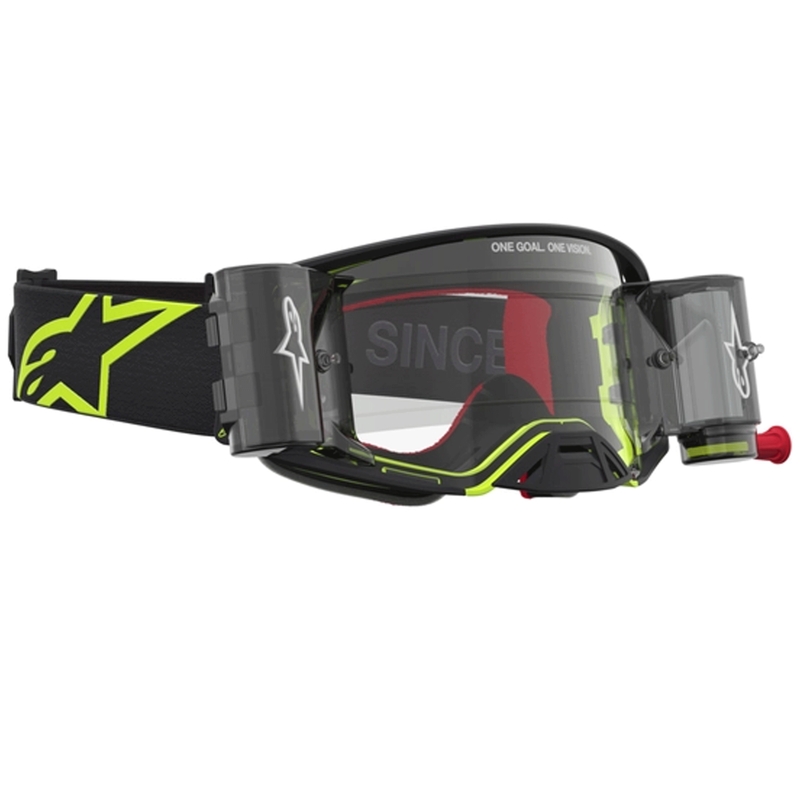 Motokrosové brýle Alpinestars Supertech Firma černo-fluo žluté s čirým plexi