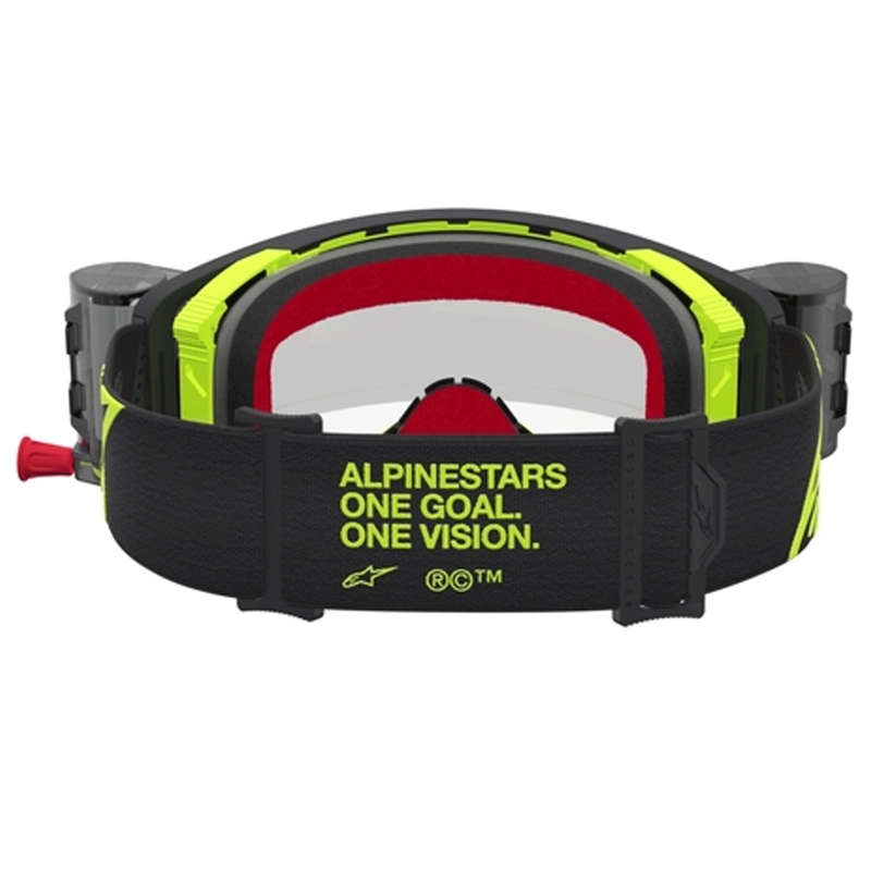 Motokrosové brýle Alpinestars Supertech Firma černo-fluo žluté s čirým plexi