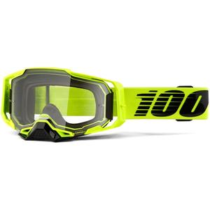Motocross szemüveg 100% ARMEGA Nukleáris Citrus sárga (tiszta plexi) eladás