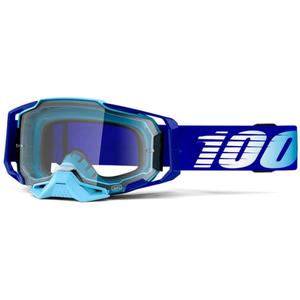 Motocross szemüveg 100% ARMEGA Királykék (tiszta szemellenző)