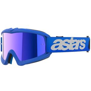 Alpinestars Vision Youth Blaze gyerek motokrossz szemüveg kék, tükörkék plexivel