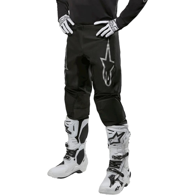 Alpinestars Fluid Graphite motokrossz nadrág fekete-ezüst