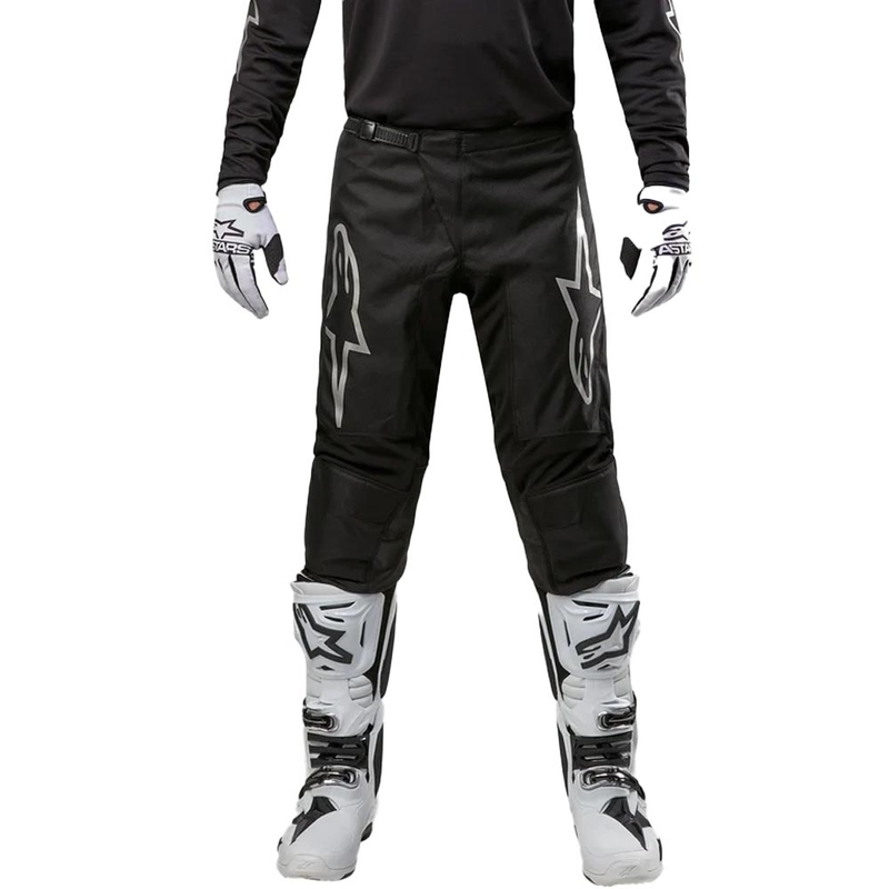 Alpinestars Fluid Graphite motokrossz nadrág fekete-ezüst