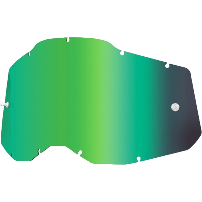 Plexi 100% Racecraft 2/Accuri 2/Strata 2 Zöld Tükör (Ködmentes)