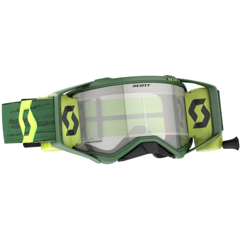 SCOTT Prospect WFS 22 zöld-sárga Motocross szemüveg
