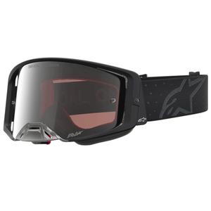 Alpinestars Supertech Cloak motokrossz szemüveg fekete, tükörezüst plexivel