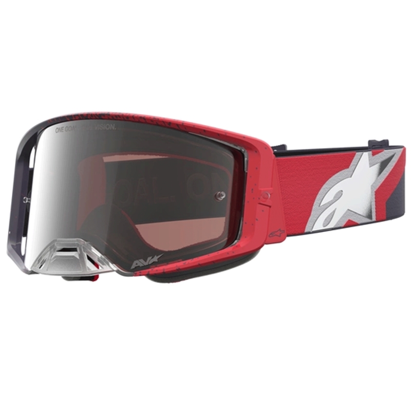 Motokrosové brýle Alpinestars Supertech Hiten černo-červené
