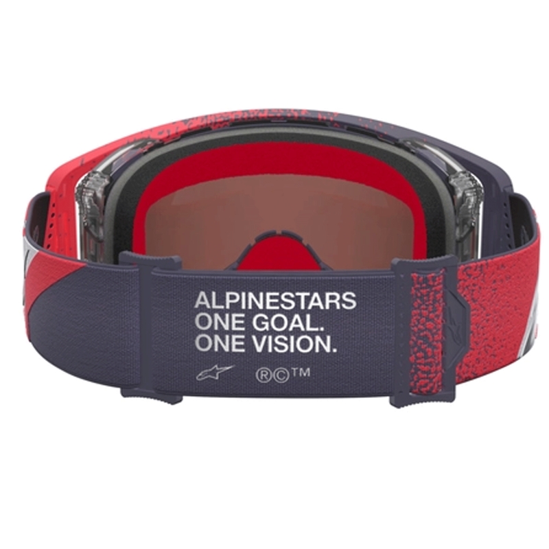 Motokrosové brýle Alpinestars Supertech Hiten černo-červené
