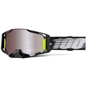 100% ARMEGA Lightspeed motokrossz szemüveg HIPER ezüst plexivel