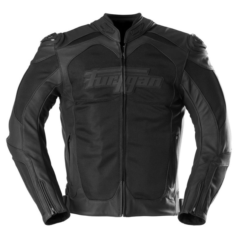 Furygan Speed Mesh 3 motoros bőrkabát fekete - II. minőség