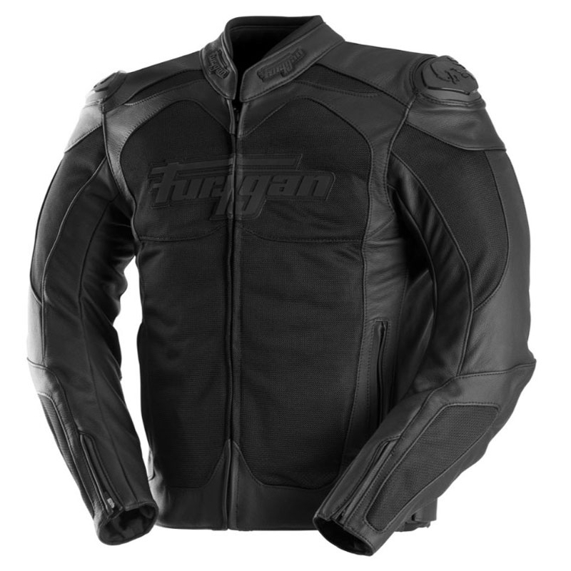 Furygan Speed Mesh 3 motoros bőrkabát fekete - II. minőség