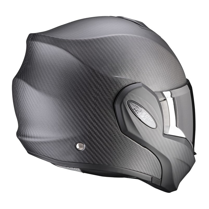 Scorpion EXO-TECH EVO Carbon hátrahajtható állú bukósisak matt fekete - II. minőség