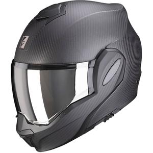 Scorpion EXO-TECH EVO Carbon hátrahajtható állú bukósisak matt fekete - II. minőség