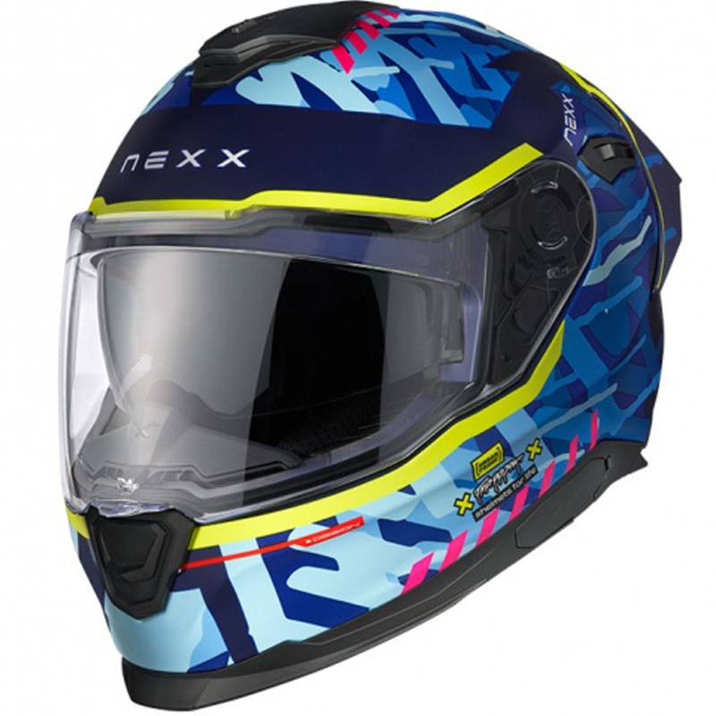 Nexx Y.100R Urbangram zárt motoros bukósisak sötétkék kiárusítás - II. minőség