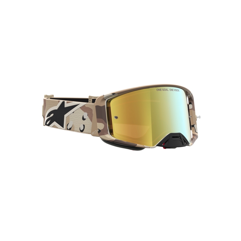 Motokrosové brýle Alpinestars Supertech Lone pískové camo