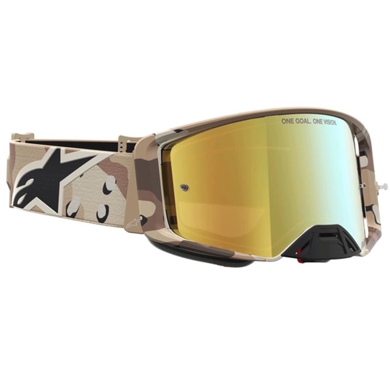 Motokrosové brýle Alpinestars Supertech Lone pískové camo