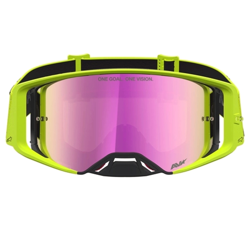 Motokrosové brýle Alpinestars Supertech Vesta fluo-žluto-černé