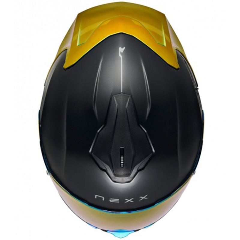 NEXX Y.100R Subsonic zárt motoros bukósisak matt fekete-piros - II. minőség kiárusítás