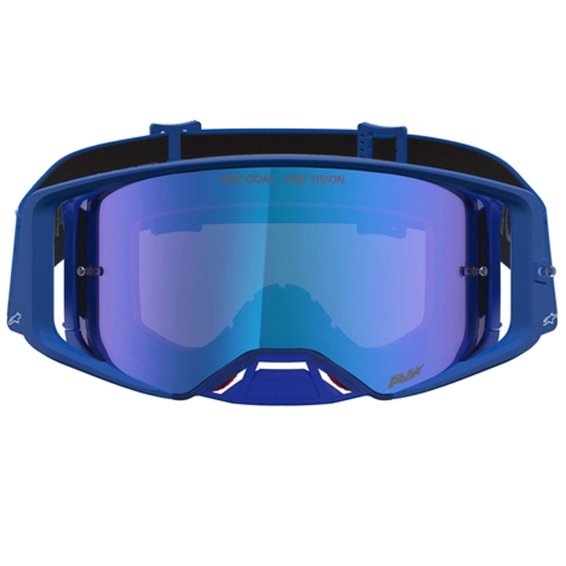 Motokrosové brýle Alpinestars Supertech Vesta modro-bílé