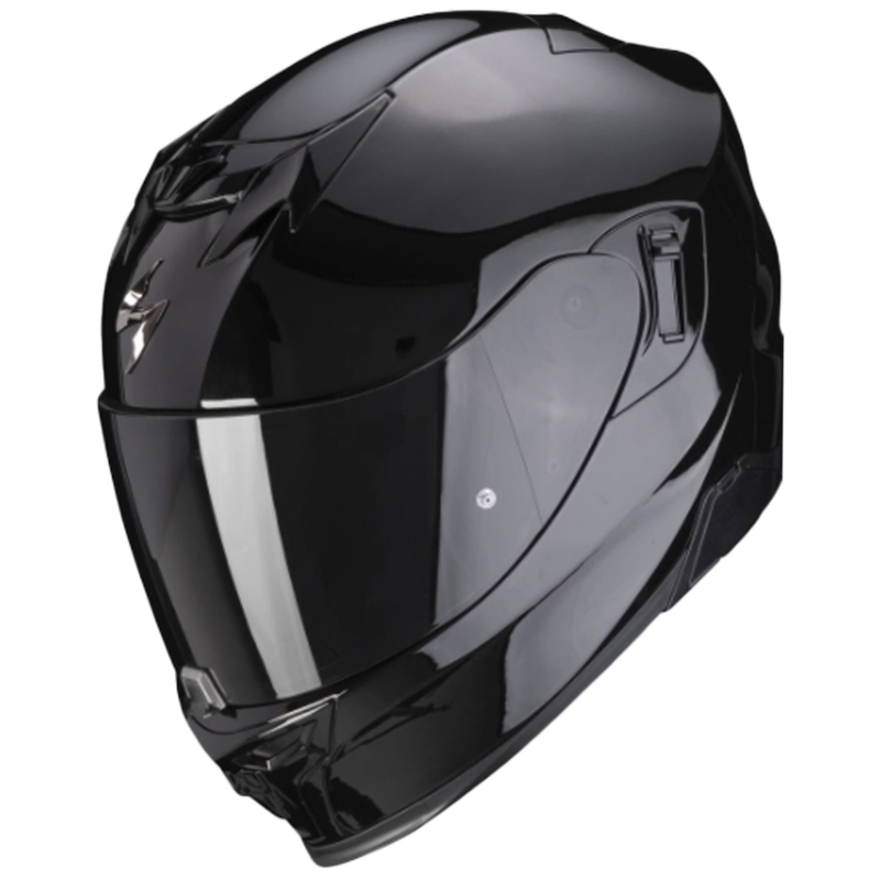 Scorpion EXO-520 EVO AIR Solid zárt sisak fényes fekete akció 2 - II. minőség kiárusítás