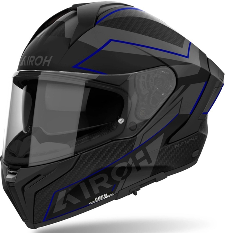 Airoh MATRYX Sentinel zárt motoros bukósisak matt kék