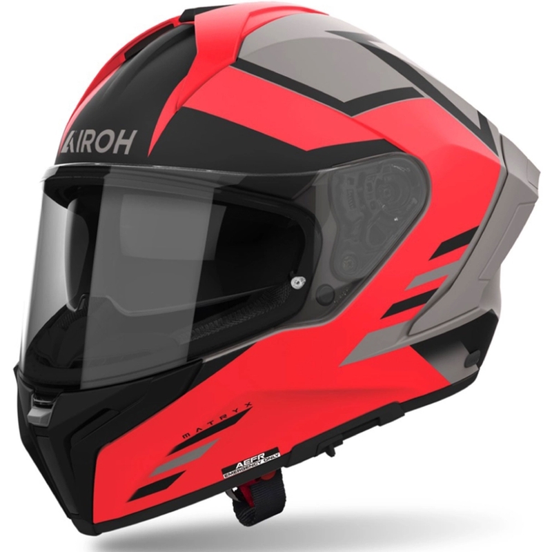 Airoh MATRYX Thron zárt motoros bukósisak matt narancssárga