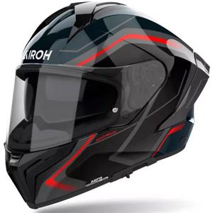 Airoh MATRYX Wide zárt motoros bukósisak fekete-szürke-piros