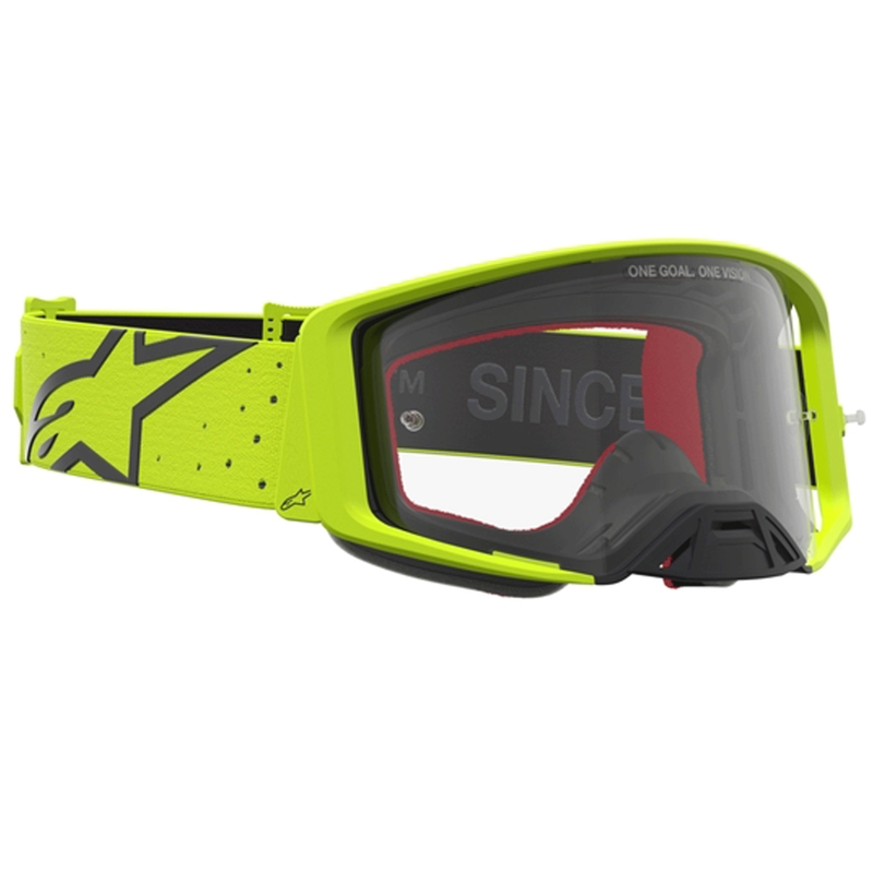 Motokrosové brýle Alpinestars Supertech Vesta fluo žluto-černá (čiré plexi)