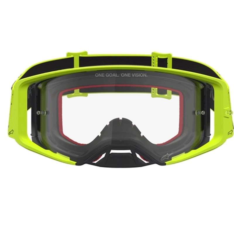 Motokrosové brýle Alpinestars Supertech Vesta fluo žluto-černá (čiré plexi)