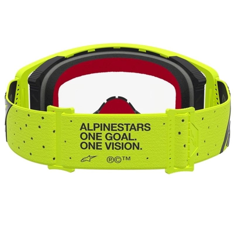 Motokrosové brýle Alpinestars Supertech Vesta fluo žluto-černá (čiré plexi)