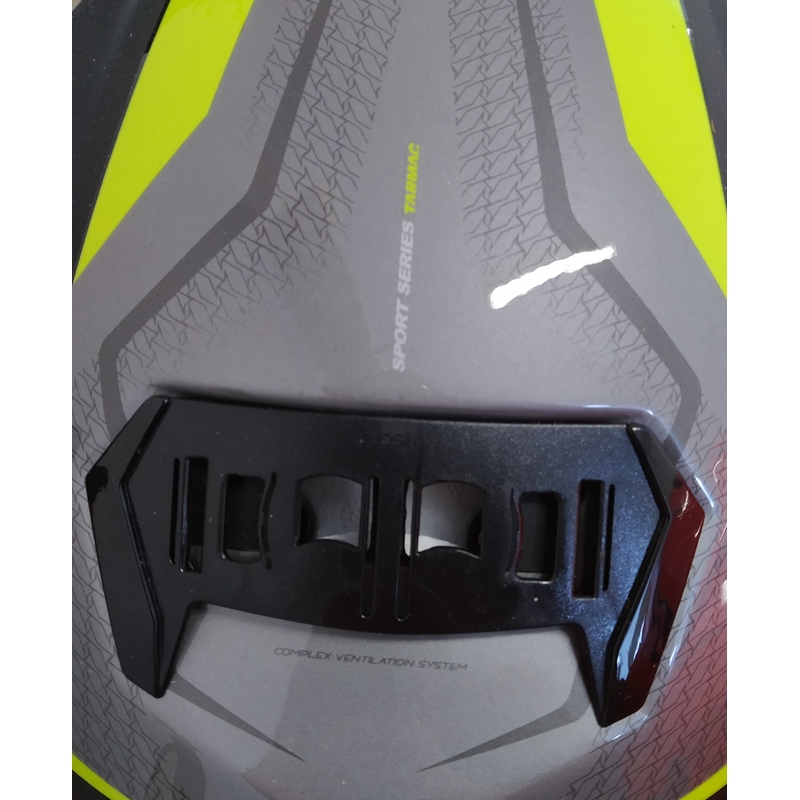 Összecsukható sisak motorkerékpárhoz MT Atom aszfalt fekete matt-fluo sárga - Ii.class