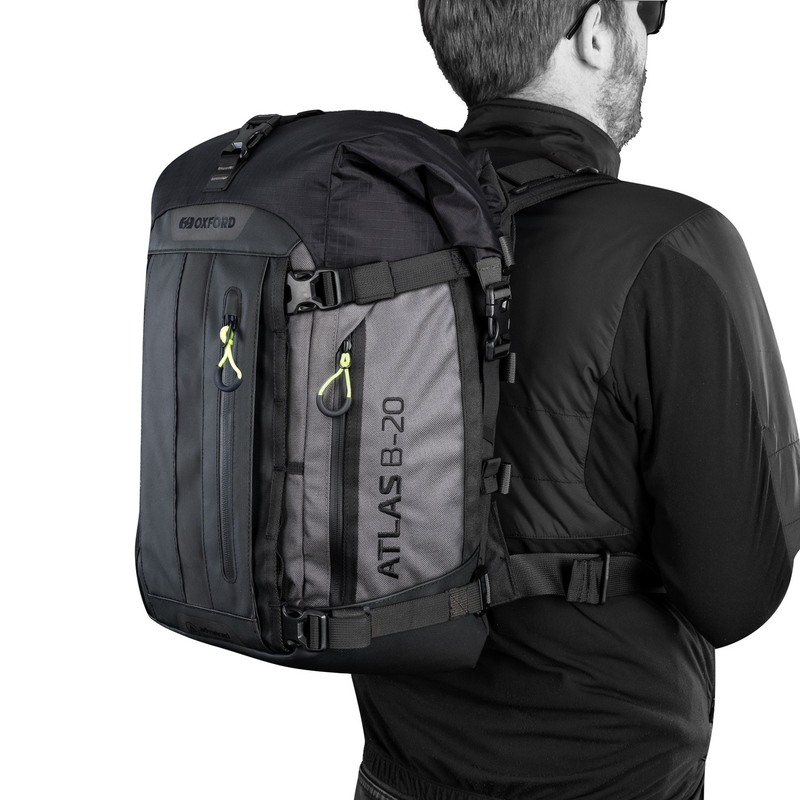 Oxford Atlas B-20 Advanced Backpack 20 l motoros táska szürke - II. minőség