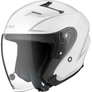 SENA Outstar S nyitott motoros bukósisak fényes fehér - II. minőség