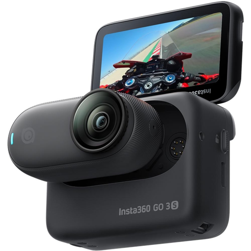Akční kamera Insta360 GO 3S Motorcycle In-Helmet POV Bundle černá