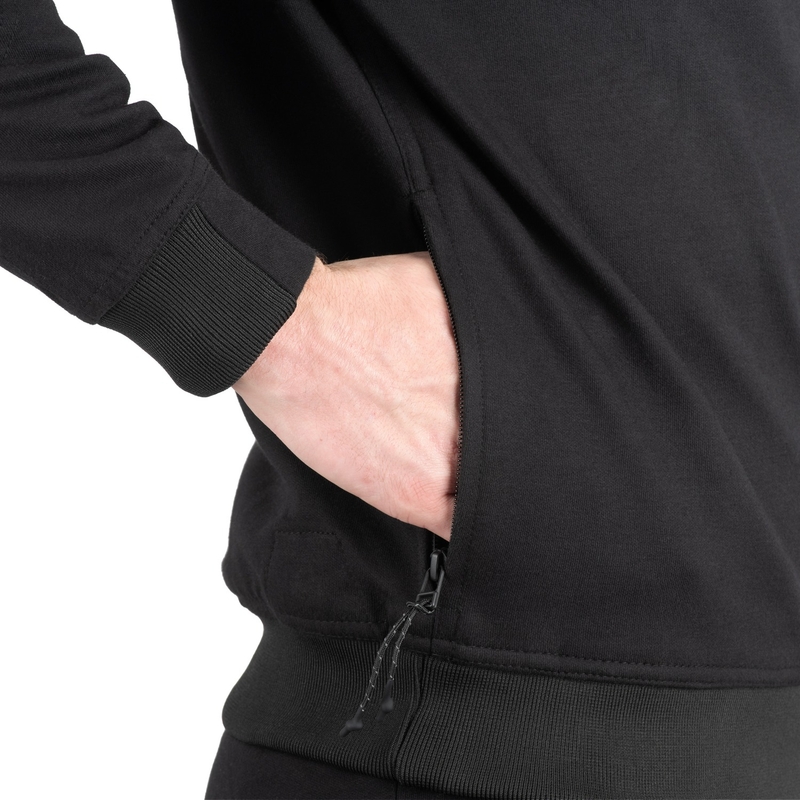 Mikina na motorku Oxford Armoulite AA Sweatshirt černá