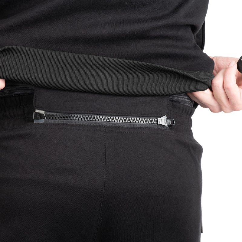 Mikina na motorku Oxford Armoulite AA Sweatshirt černá