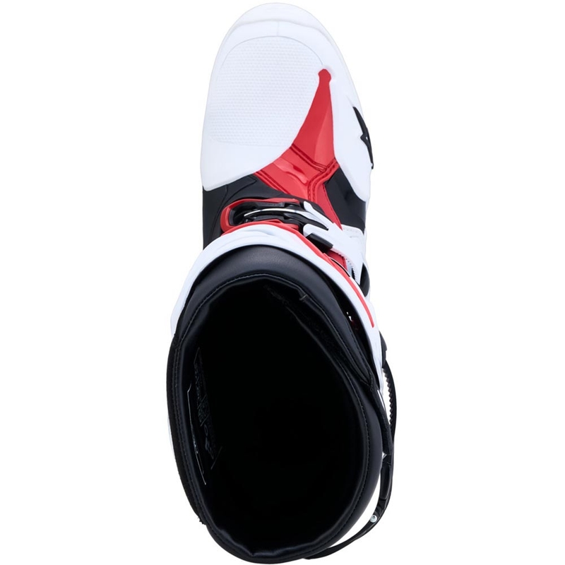 Motokrosové boty Alpinestars TECH 10 bílo-černo-červené