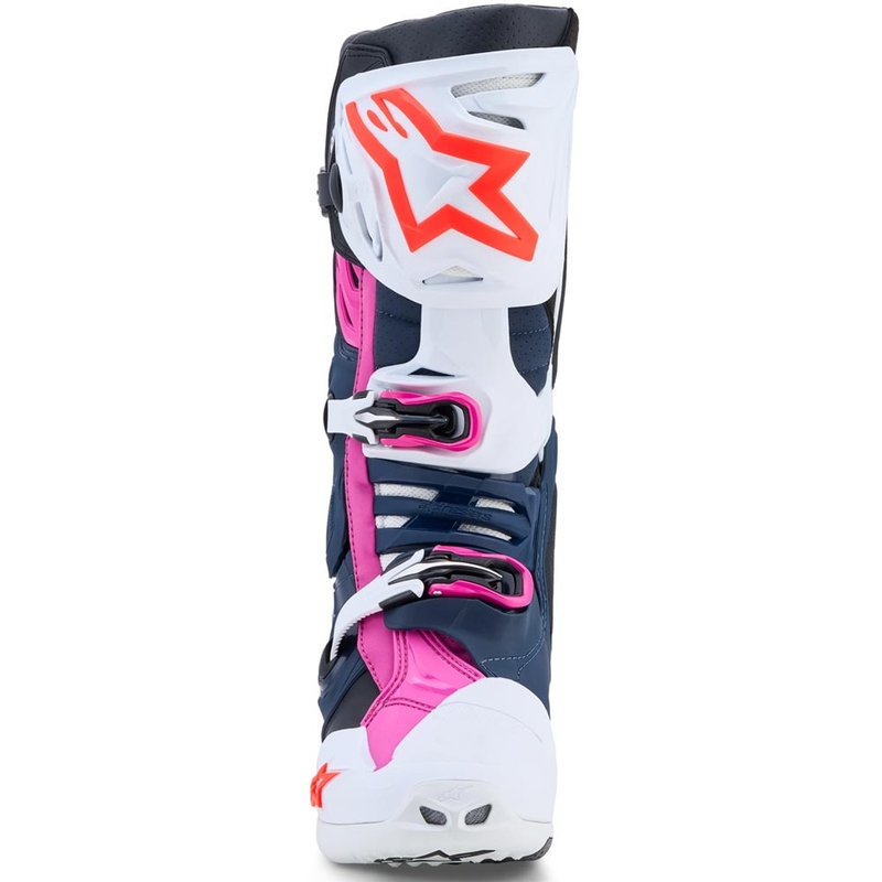 Motokrosové boty Alpinestars TECH 10 Supervented tmavě modro-bílo-černo-fialové