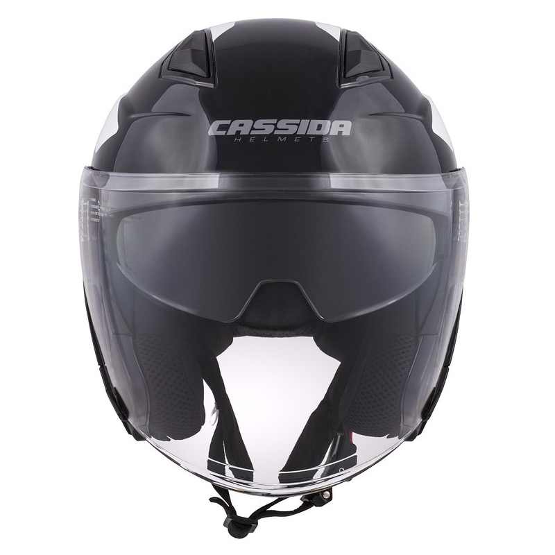 Cassida Jet Tech Corso nyitott bukósisak fekete-fehér