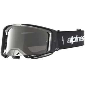 Motokrosové brýle Alpinestars Vision 8 Amber černo-stříbrné