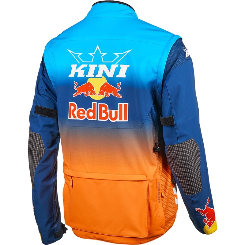 Motokrosová bunda KINI Red Bull 1.0 Rallye modro-oranžová