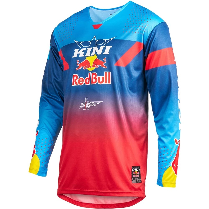 Motokrosový dres KINI Red Bull 2.0 MXC modro-červený