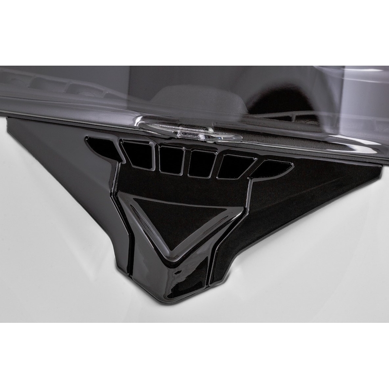 Cassida Compress 2.0 Refraction felnyitható motoros bukósisak fehér-fekete-fluo sárga